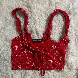 PrettyLittleThing Red Top
